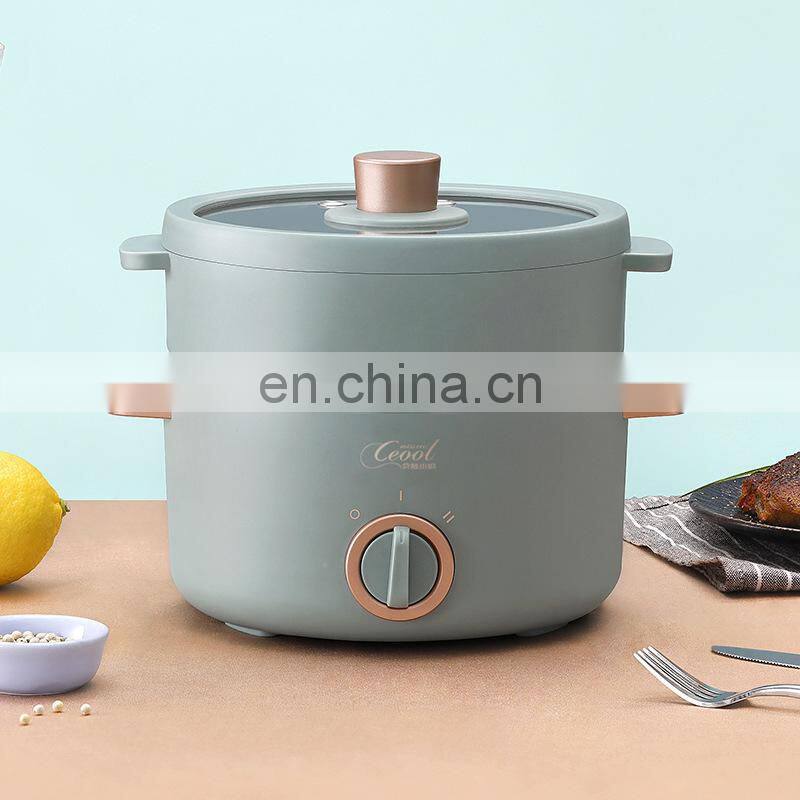 Household mini electric hot pot, electric boiling pot, multi-function student dormitory