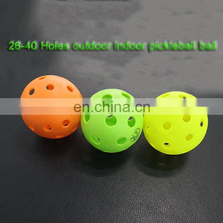 2020 New USAPA Standard Outdoor 40 Holes Pickleball Balls for Sports gift