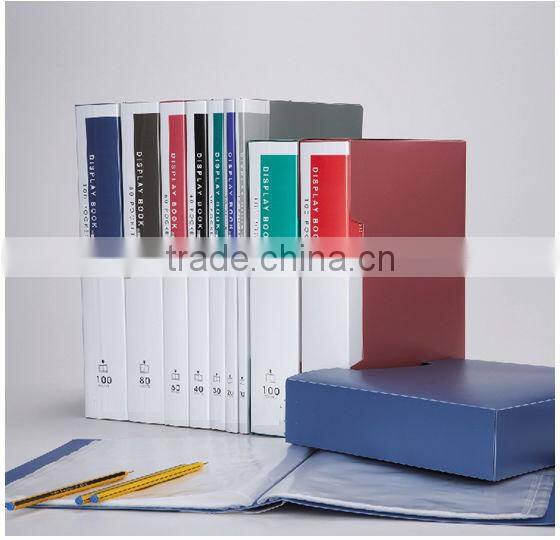 30 Pockets Presentation Document Rectangle Plastic Display Book