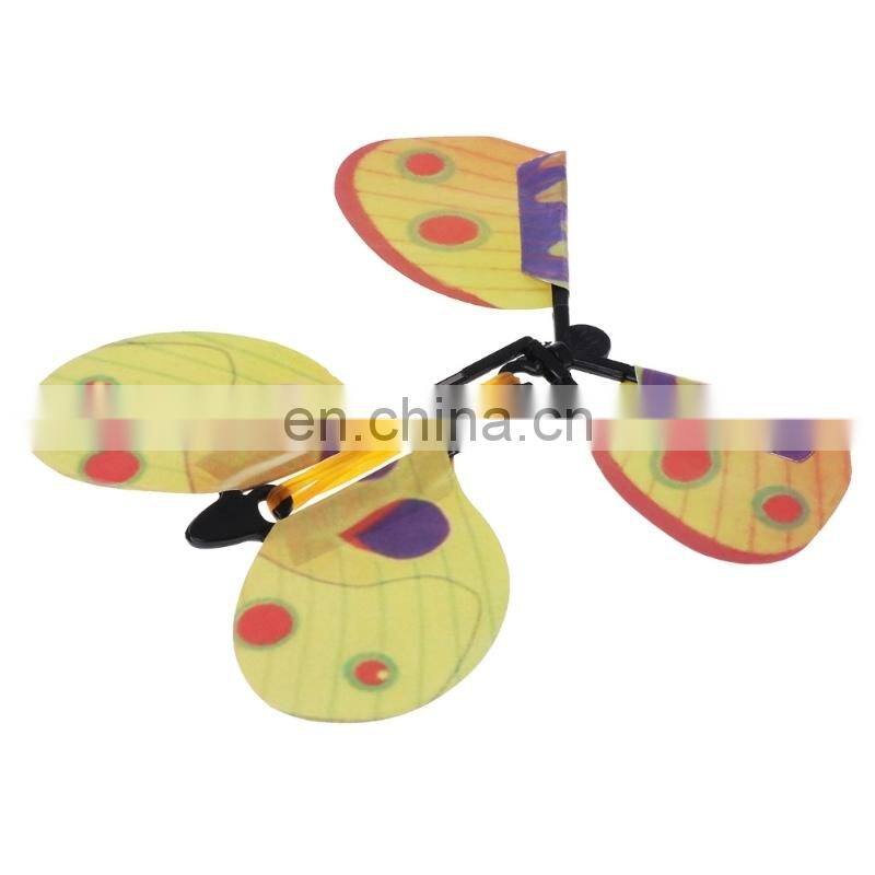 Magic Butterfly Flying in the Book Fairy Rubber Band Powered Wind Up Butterfly Toy Great Surprise for Wedding And Birthday Gifts