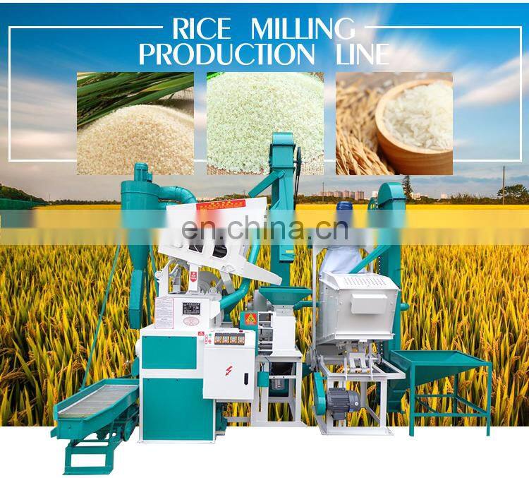 rice milling and bagging machine rice part milling equipment and polishing machine