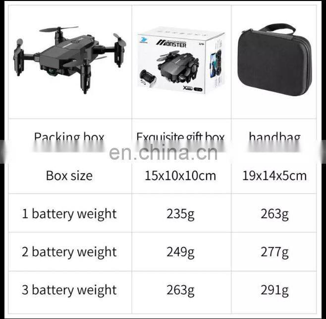 F86 4K Wifi HD Quadcopter HAND Control Toys Altitude Hold Mode Mini Drone With Cameras
