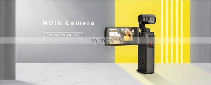 Moza Moin camera pocket Gimbal sports mini handheld high-definition 4K anti-shake vlog portable outdoor stabilizer action camera