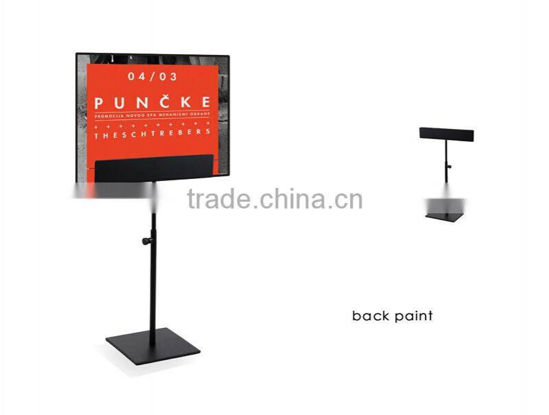 Metal Desktop Black A4 A3 Poster Stand Display Advertising Stand Poster Holder