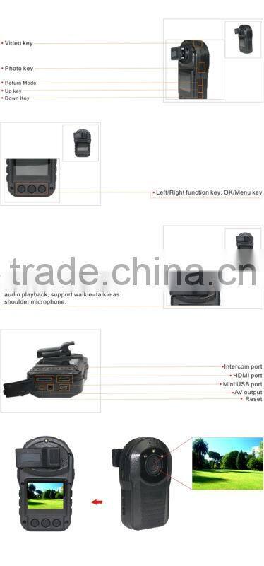 1080P Full HD police camera with wifi 2 inch police video recorder