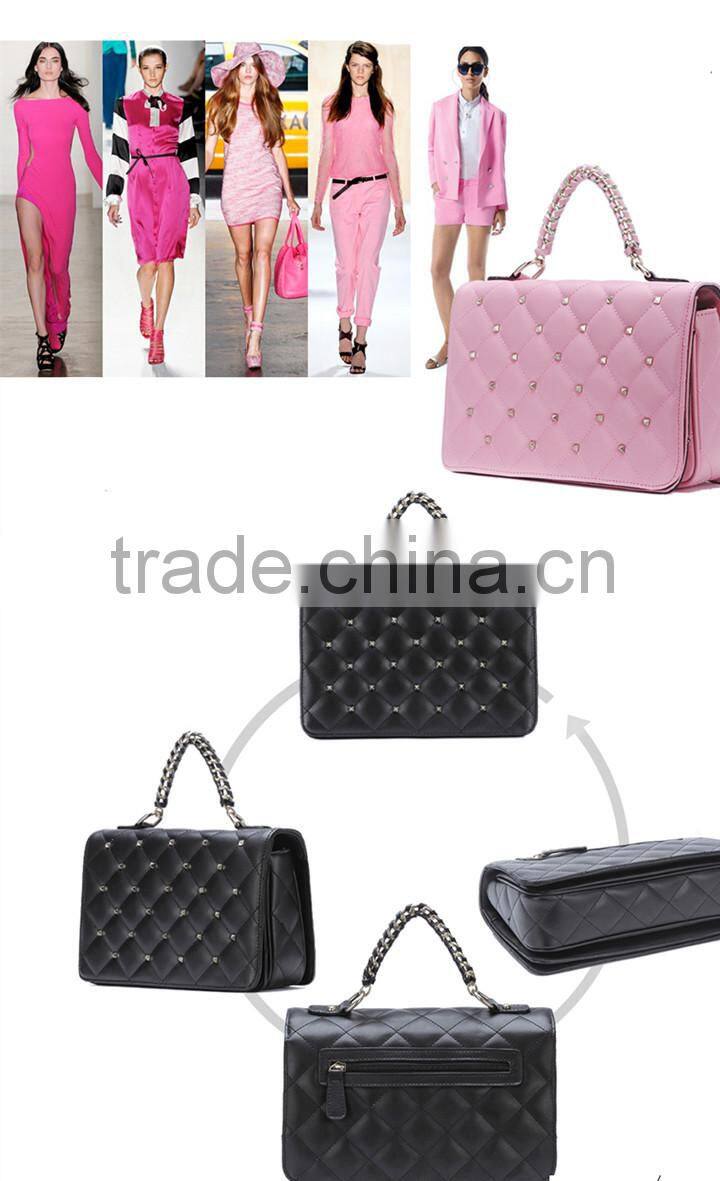 2016 new model handbag pu lady bag big brand women bag