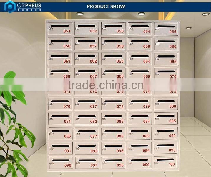 Customized High Security Steel Mailbox cabinet /mailbox lock For City Apartment