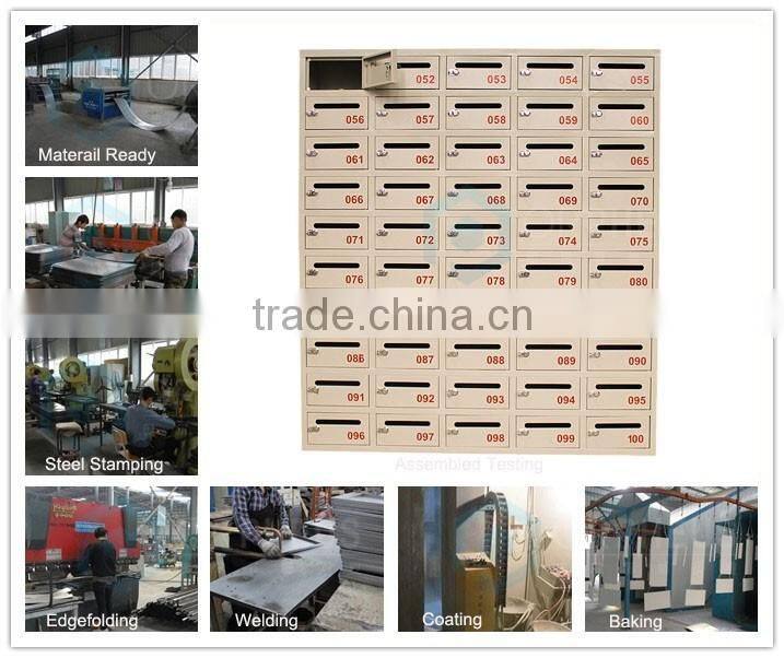 German Mailbox Style Design Lockable Steel Letter Box Heavy Duty Mailbox