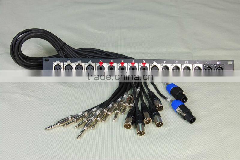 Prewired Patchbay With Aluminum Rack Panel PWPP1600
