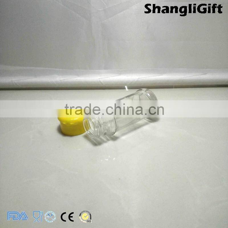 70ml Pepper Shakes Bottle Cylinder Glass Bottles With Plastic Cap