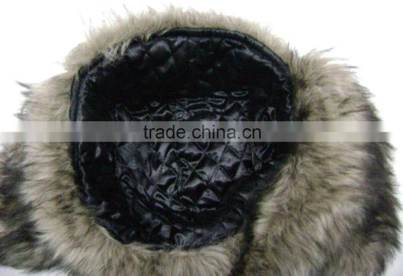 custom fur winter hat mens