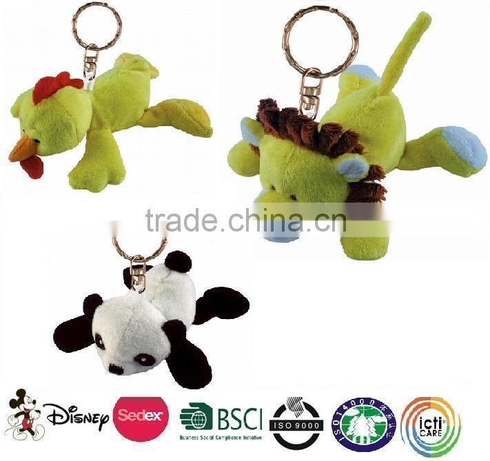 Assorted Stuffed Animals Plush Keychain, Plush Animal Keychain For Promotion
