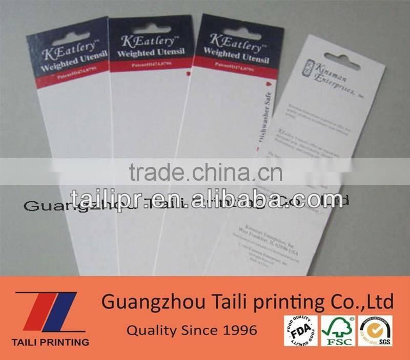 OEM/ODM welcome card packaging/blister card printing