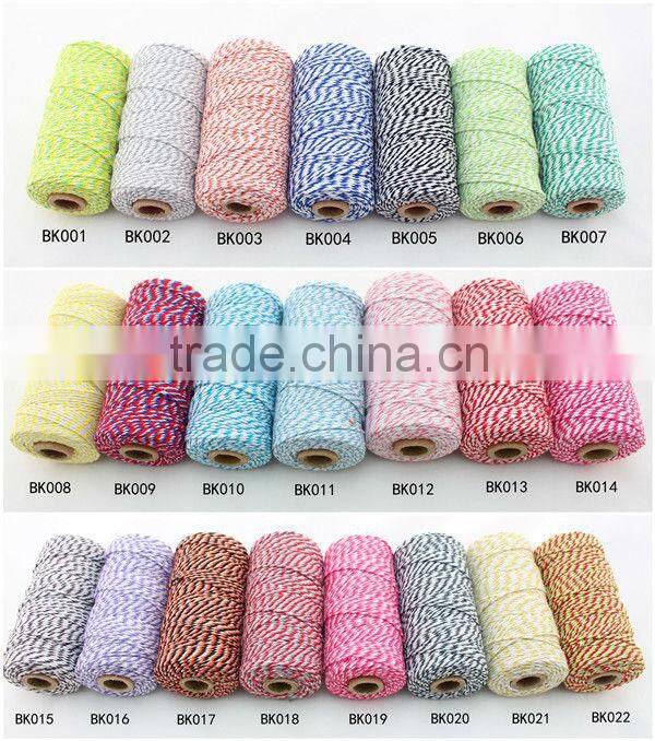 Wholesale Multi-Color Bakers Twine Cotton Rope for Packing