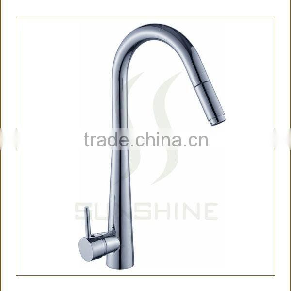 SSDS8652 Brass Pull Down Faucet For Kitchen Sink