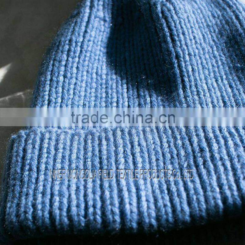 Cashmere Fashion Hand Knitted Winter Hat