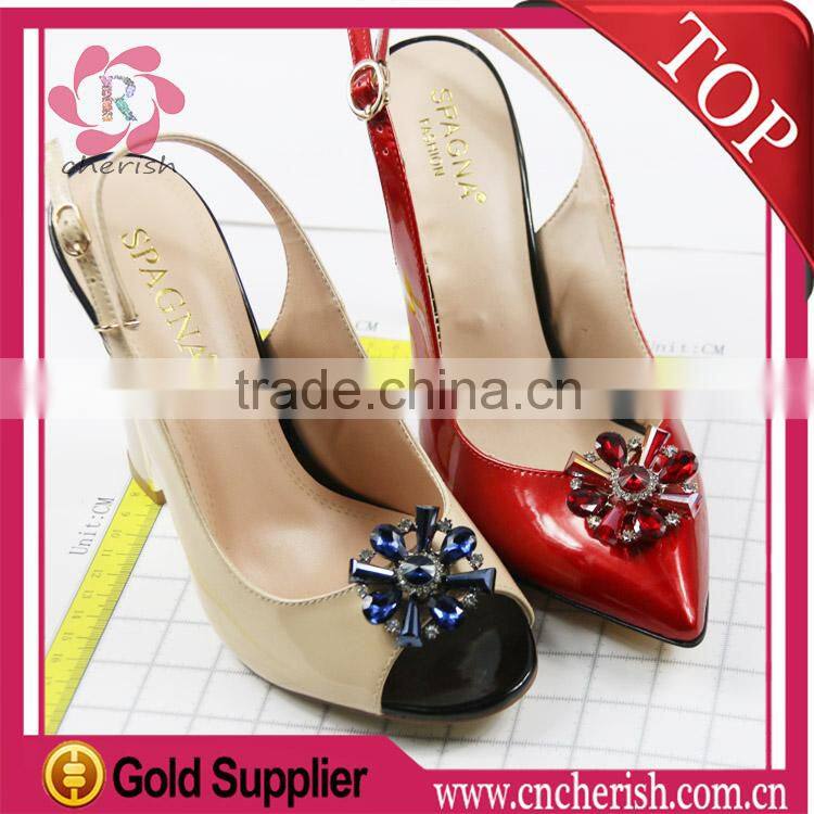 New fashion rhinestone shoes flower ornament & jewelry shoes accessories