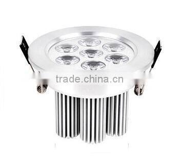Aluminum warm white good price high quality updated ceiling downlight super brightness recessed led down light 12W 9W 7W 6W