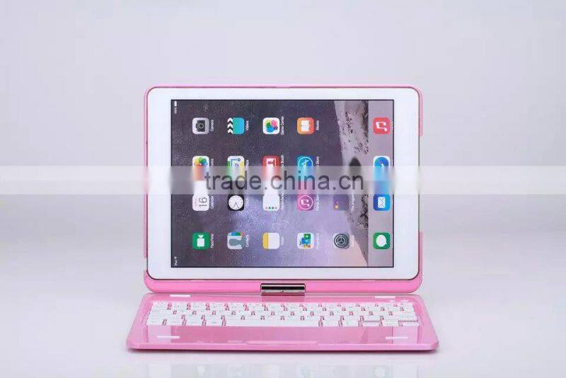 360 Swivel Rotating Stand Case Cover+Bluetooth Keyboard For iPad Air 2 /for iPad 6