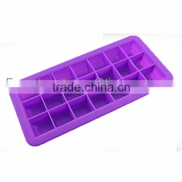 21# Food grade silicone ice cube tray square ice cube maker
