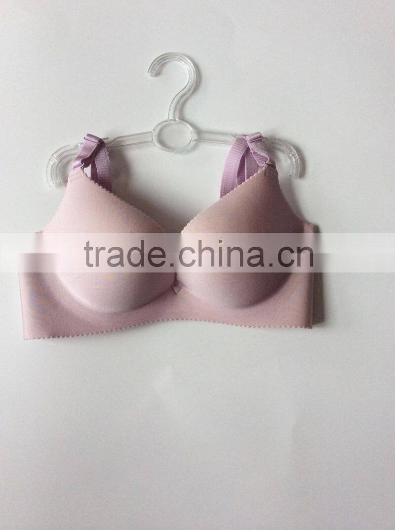 Solid Color Push Up Underwear Steel Support Bra