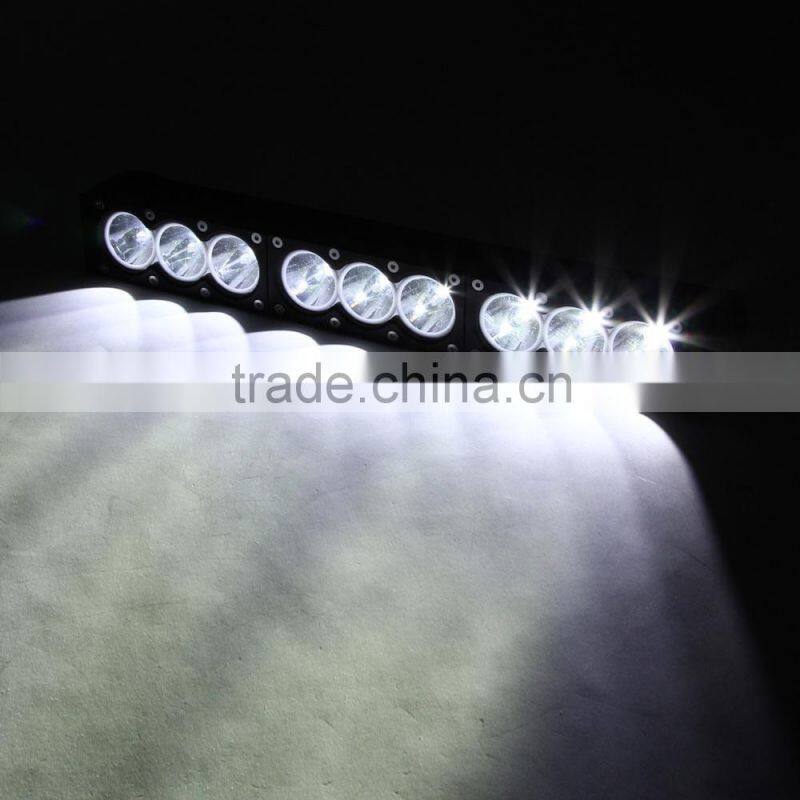 24 volt 90 watt led light bar for 4x4 reflector