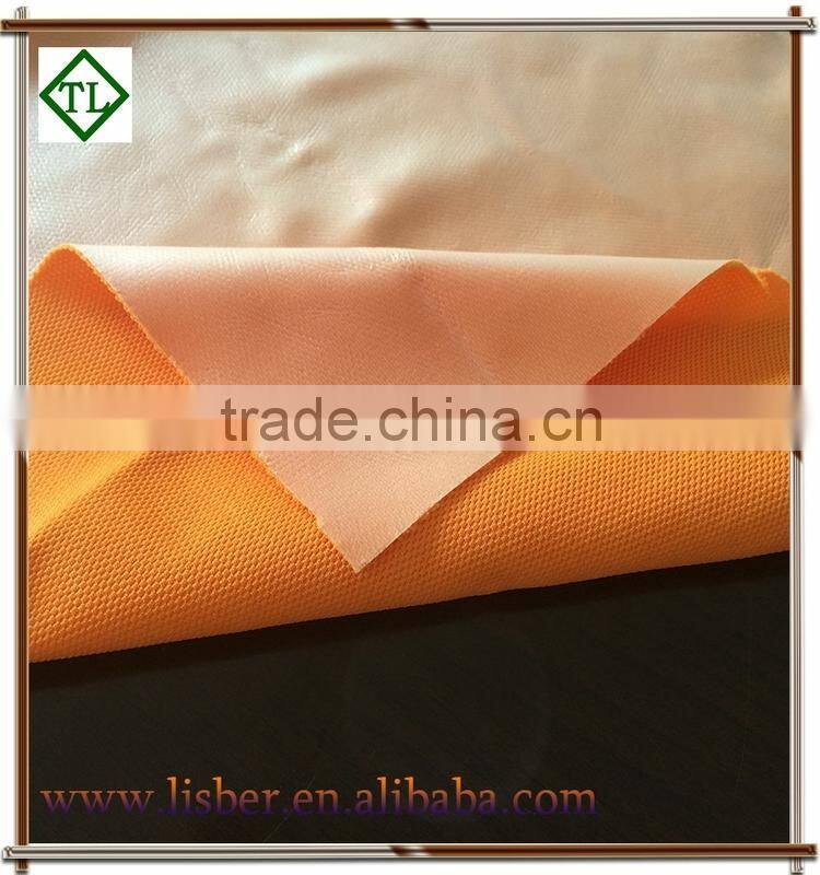 Knit fabric / pu coated fabric / pu leather fabric