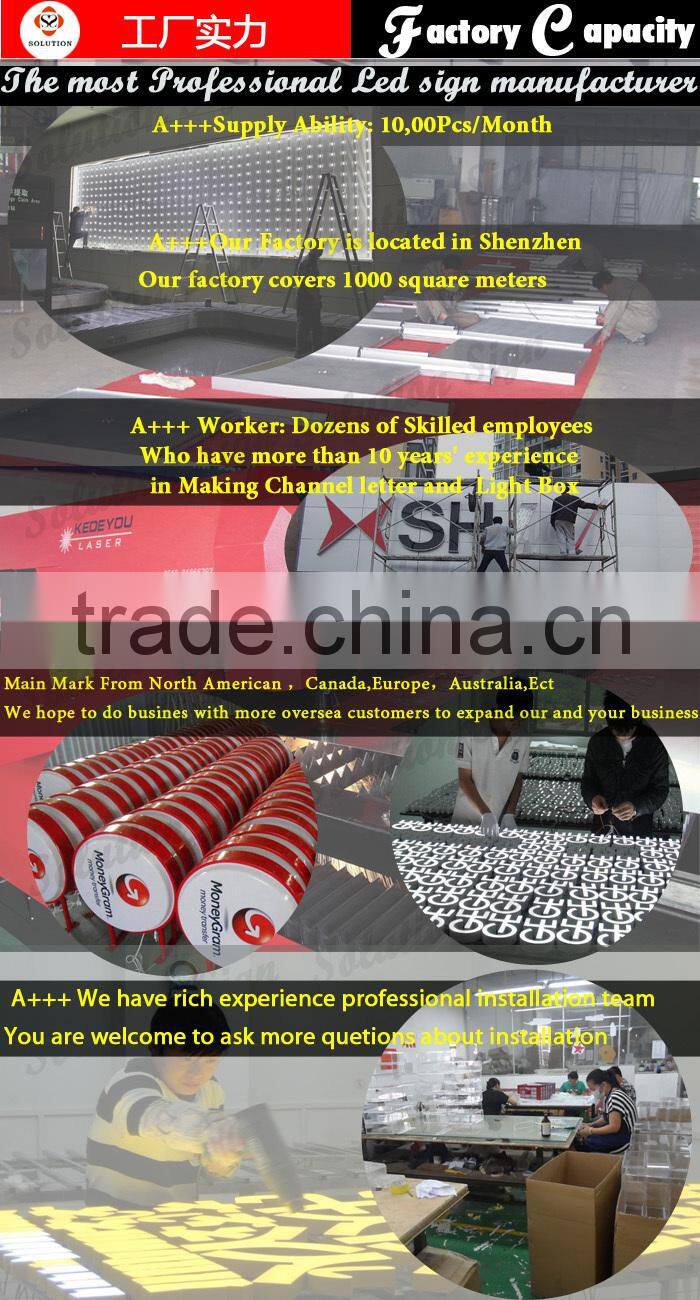 2015 Anti-rust Letter Led Custom Display