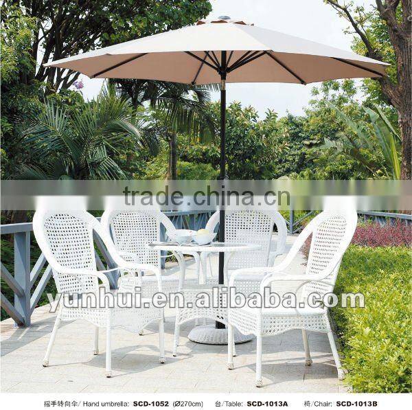 Aluminum material tilting sunproof umbrella