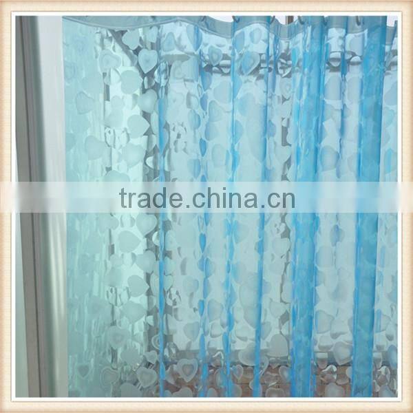 Colorful China supplier crystal shower curtain