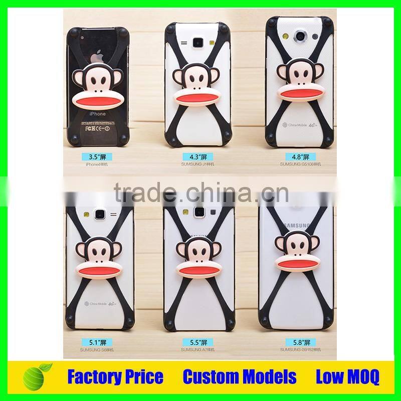3d universal silicone cell phone case mobile phone cover back cover