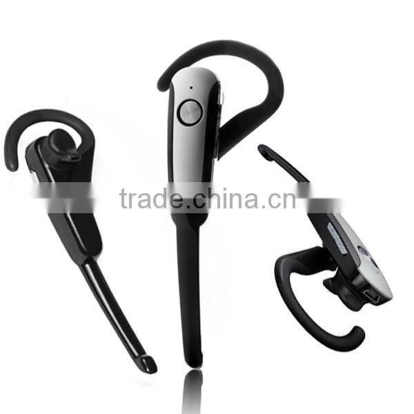 Echo and noise cancellation earhook over the ear wireless Bluetooth headset