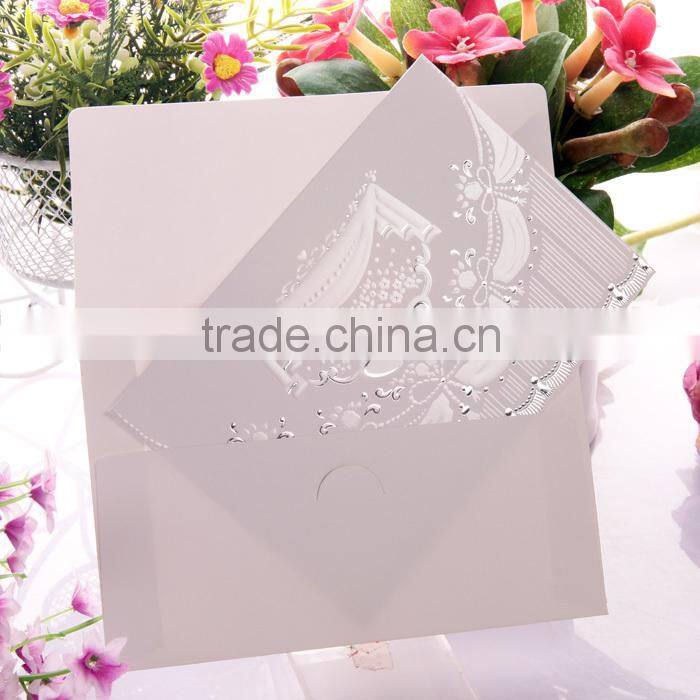 Inner Paper Africa Style hot stamp ,embossed Wedding Invitations cards