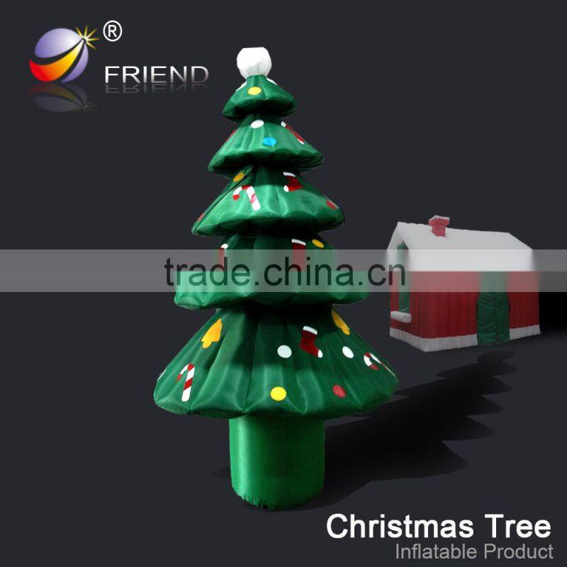 new year 2016 wholesale inflatable christmas trees white 7ft