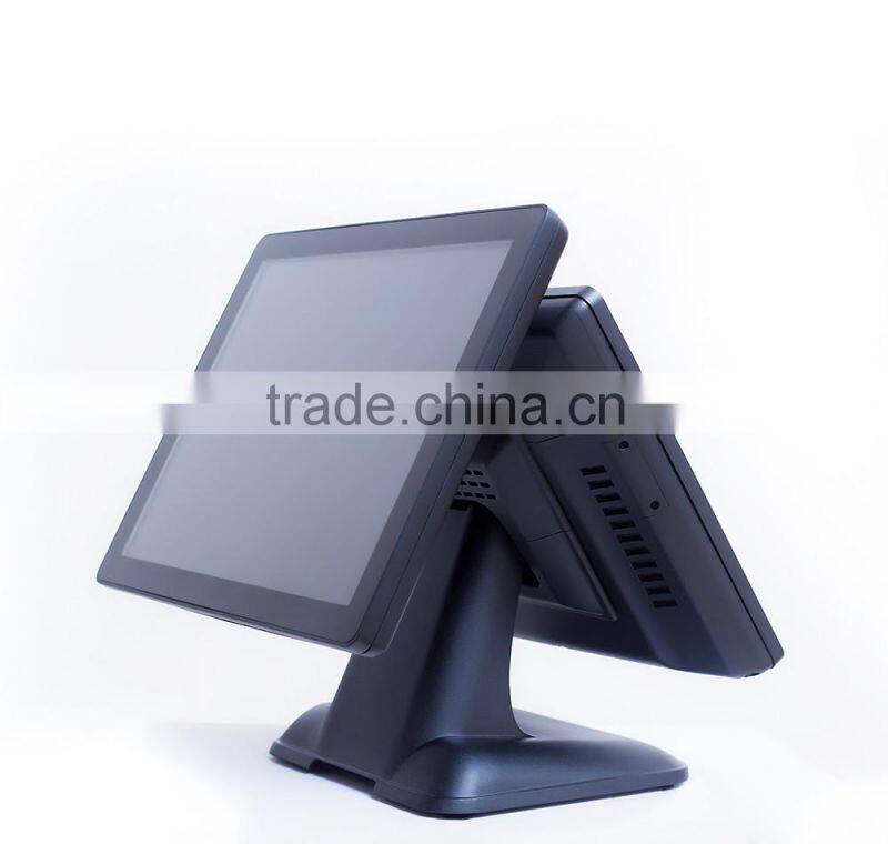 15 inch aluminum body all in one cash register/ restaurant pos terminals