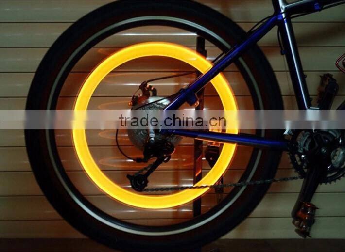 2 PCS colorful LED Flash Tyre Wheel Valve Cap Light for Car Bike bicycle Motorbicycle Wheel