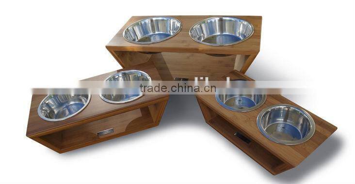 Good Quality Bamboo Dog Bowl