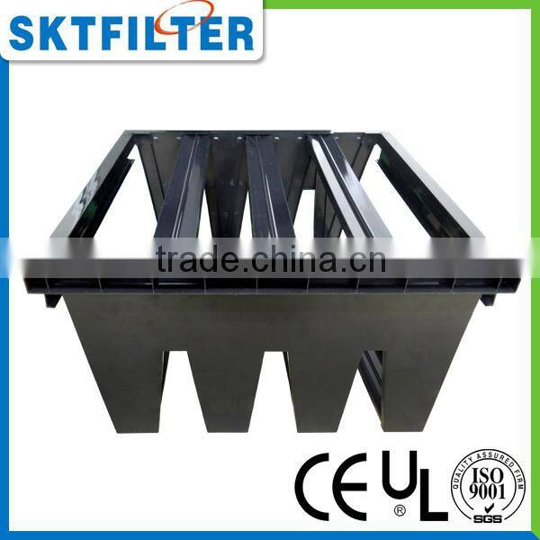 Mini Pleated Large Air Flow Plastic Air Filter Frame