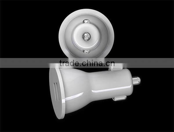 2015 Newest 5V 2.1A Dual USB Car Charger for Mobile Phone