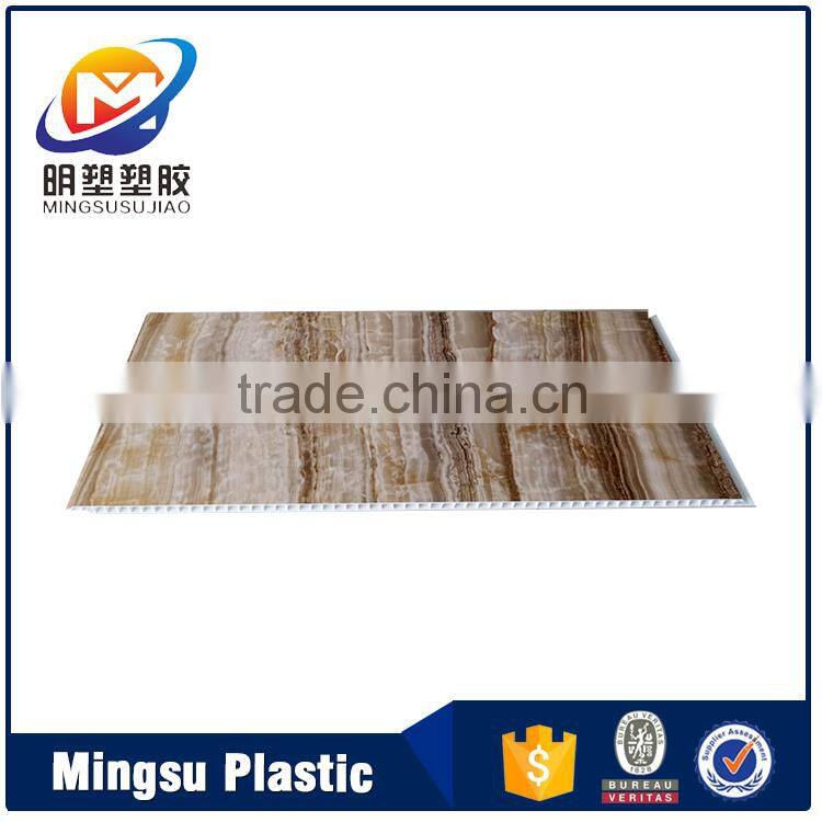 2016 the most popular golden pvc wall panel for interior decoretion