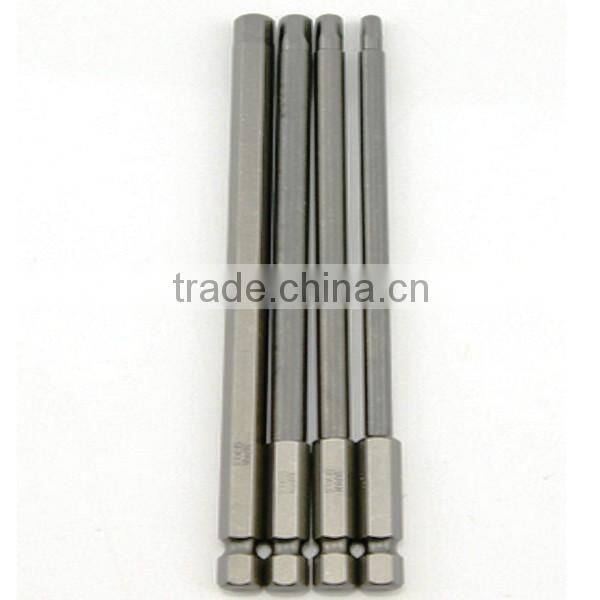 4pcs=One Set 150mm Lenth Hex Shank Magnetic Hex Head Screwdriver Bits Electric screwdriver Bits AR-18