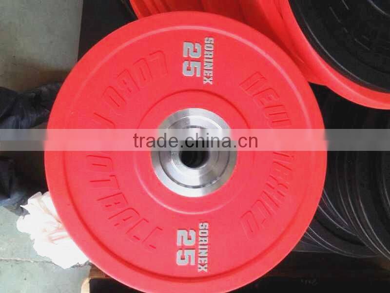 PU (CPU) whole Weight plate/olympic weight plate/coated competition weight plate/bumper plate/quality plate