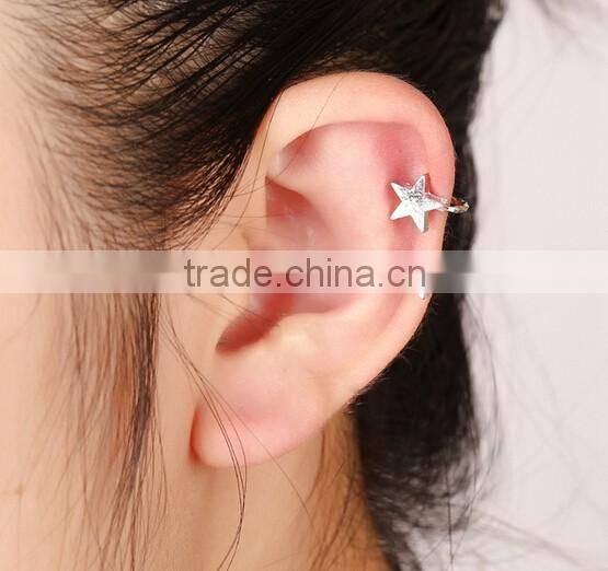>> New arrival SW16417 elegant star earrings cuff/