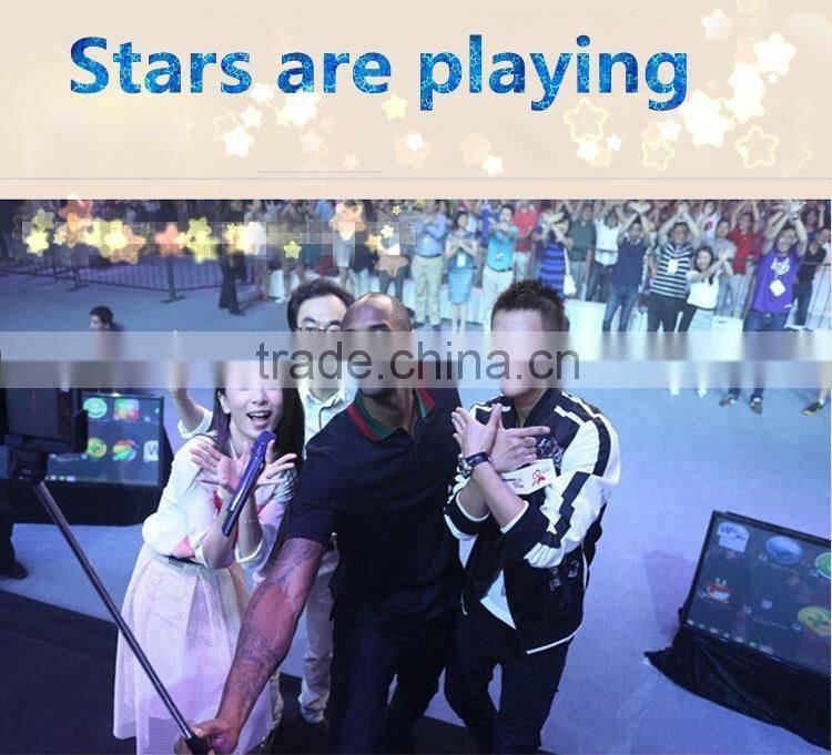 Cable Take Pole Selfie Stick , Wired Monopod Selfie Stick , Wired Selfie Monopod With High Quality