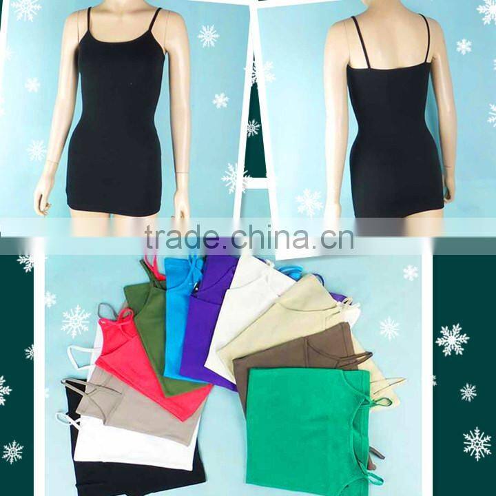 Cheap lady Camisole top cotton camisole stock ready to ship,141209b