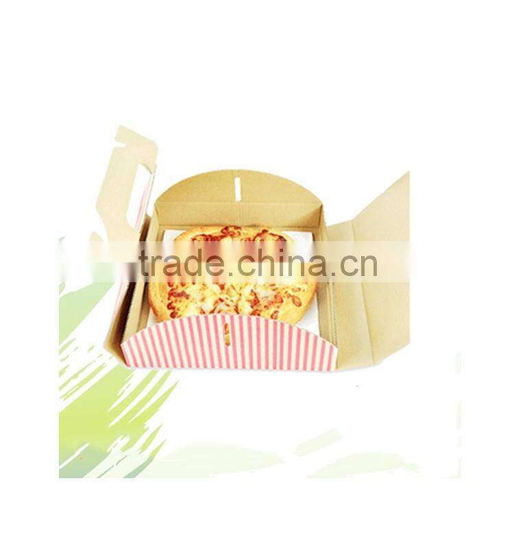 factory price custom made folding lid pizza box