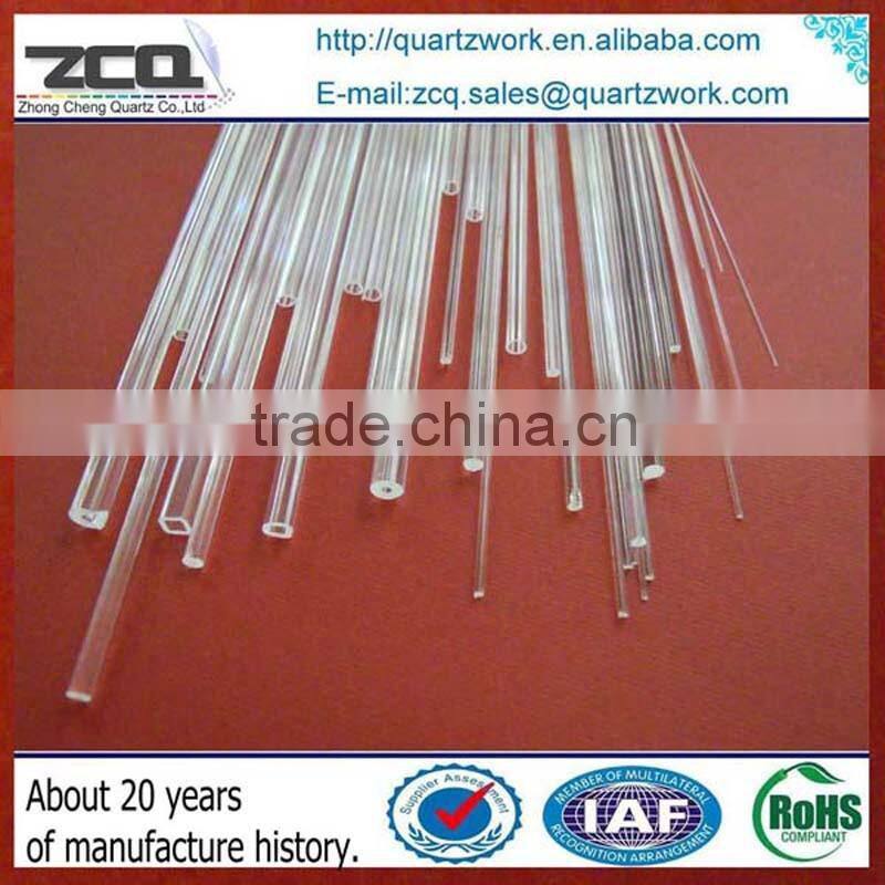 Polishing Surface Capillary Quartz Glass Tube Perforated Or Not