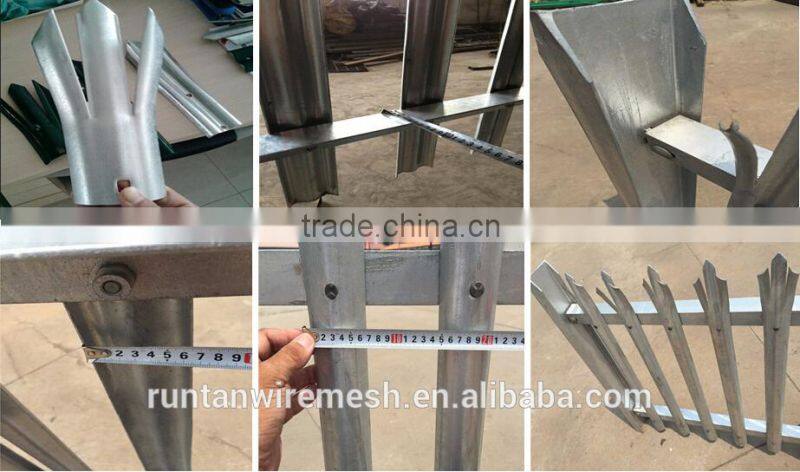 High Quality palisade /palisade fence /1.8m High Palisade Security Fencing( 20 years professional factory)