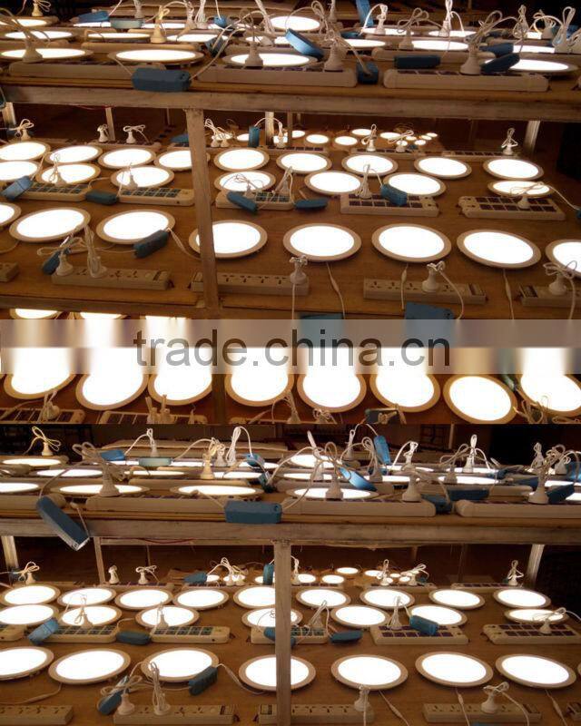 2014 80lm/w wholesale price factory direct sale square round led panel ceiling light