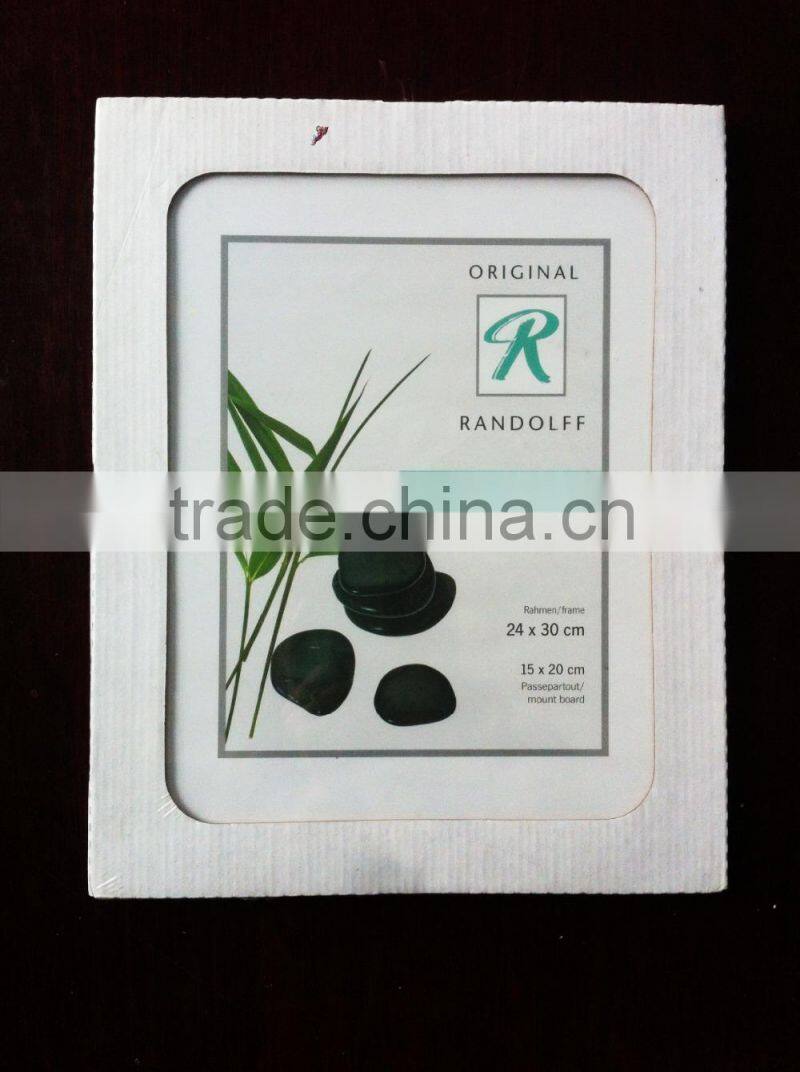 cheap wholesale frameless glass photo frame clip frame 24x30